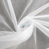 Sylvia fényes mikrohálós  fényáteresztő függöny Fehér 350x150 cm
