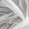 Sylvia fényes mikrohálós  fényáteresztő függöny Fehér 350x150 cm