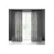 Celine fekete függöny hálós szerkezetű dekor 140x270 cm