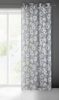 Fabia mintás dekor függöny Szürke/fehér 140x250 cm