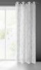 Fiore mintás dekor függöny Fehér/szürke 140x250 cm