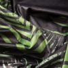 Angelina bársony sötétítő függöny Fekete/zöld 140x250 cm