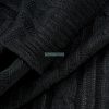 Szőtt akril takaró Fekete 130x170 cm