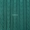 Szőtt akril takaró Sötétzöld 130x170 cm