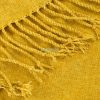 Akril takaró rojtokkal sárga 130x170 cm