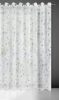 Bessy mintás dekor függöny Fehér/szürke/rózsaszín 350x250 cm