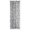 Nina mintás dekor függöny Fehér/szürke 140x250 cm