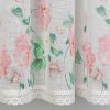 Asteja vitrázs függöny Fehér/rózsaszín 60x150 cm