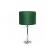 Monik asztali lámpa bársony búrával Sötétzöld 30x30x53 cm