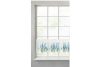 Ala írisz mintás vitrázs függöny Fehér/kék 30x150 cm