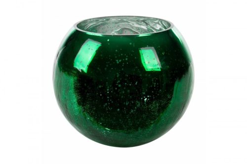 Verre3 üveg kaspó Sötétzöld 20x16 cm