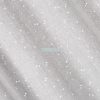Rivia félig átlátszó függöny Fehér/ezüst 140x250 cm