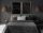 Lili4 fekete ágytakaró 220x240 cm bársony