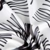 Karin fekete - fehér mintás függöny 140x250 cm