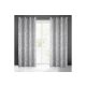 Kendra mintás dekor függöny Fekete/fehér 140x250 cm