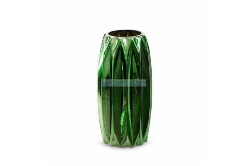 Negro üveg váza Zöld 10x10x20 cm