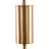Victoria3 állólámpa bársony búrával Fekete/arany 43x157 cm