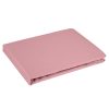 Dina pamut-szatén gumis lepedő Púder rózsaszín 160x200 cm + 30 cm