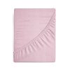 Frottír gumis lepedő Pasztell rózsaszín 220x200 cm + 20 cm