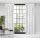 Liren öko stílusú dekor függöny Fehér 140x270 cm