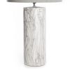 Adora asztali lámpa pamut búrával Krémszín/világos szürke 42x76 cm