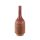 Elda kerámia váza Piros/világosbarna 16x16x48 cm