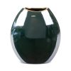Amora2 kerámia váza Zöld 22x12x25 cm