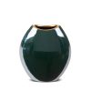 Amora2 kerámia váza Zöld 14x7x16 cm