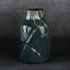 Teo türkiz váza kerámia 14x14x22 cm
