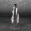 Erna kerámia váza Ezüst 14x14x39 cm