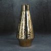 Erna kerámia arany váza 14x14x31 cm