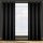 Adore egyszínű dekor függöny Fekete 140x250 cm