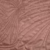 Luiz4 bársony ágytakaró pálmalevél mintával Rózsaszín 220x240 cm