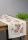 Virágmintás gobelin asztali futó Világosszürke/rózsaszín 45x140 cm +/-5%