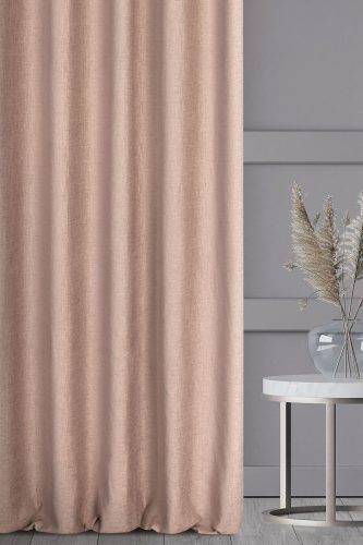 Avinion öko stílusú sötétítő függöny Pasztell rózsaszín 140x250 cm