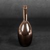 Dalia üveg váza Barna/arany 10x10x24 cm