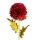 Nagyvirágú krizantém művirág 291 burgundi vörös