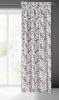 Arleta bársony sötétítő függöny virágokkal Többszínű 140x270 cm