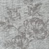 Wiki virág mintás dekor függöny Fehér 140x270 cm