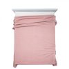 Amber gofri szerkezetű puha takaró Pasztell rózsaszín 180x220 cm