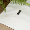 Egyszínű bársony asztali futó Fehér 40x140 cm