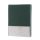 Adela jersey pamut gumis lepedő Sötétzöld 90x200 cm +25 cm