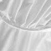 Adela jersey pamut gumis lepedő Fehér 180x200 cm + 30 cm