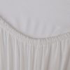 Adela jersey pamut gumis lepedő Krémszín 140x200 cm + 30 cm