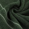 Emina pamut törölköző díszcsíkkal Zöld 50x90 cm