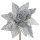 Dekoratív karácsonyi virág 131 Ezüst 29x20 cm