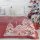 Rudolf karácsonyi pamut-akril takaró Piros 200x220 cm