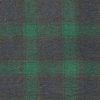 Bell kockás pamut-akril takaró Fekete/zöld 200x220 cm