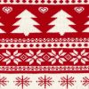 Iza akril karácsonyi takaró Piros 130x150 cm