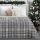 Santa kockás karácsonyi pamut-akril ágytakaró, takaró Szürke 200x220 cm